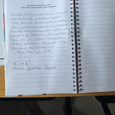 Vaerikaes Puutalokaksio 1-6 Hloelle, Ilm Parkit 公寓 奥卢